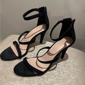 Black Strappy Heels